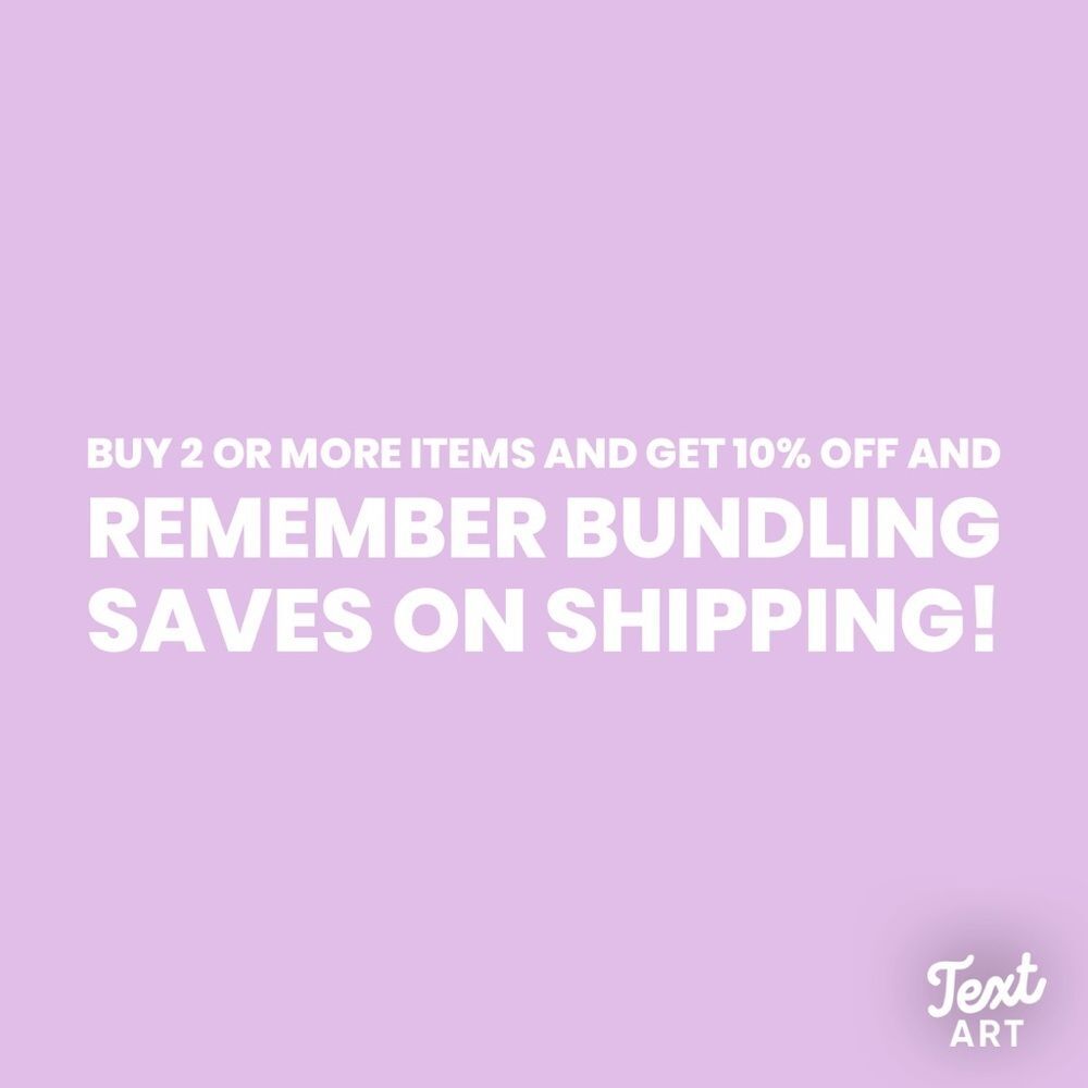 Bundle and save!